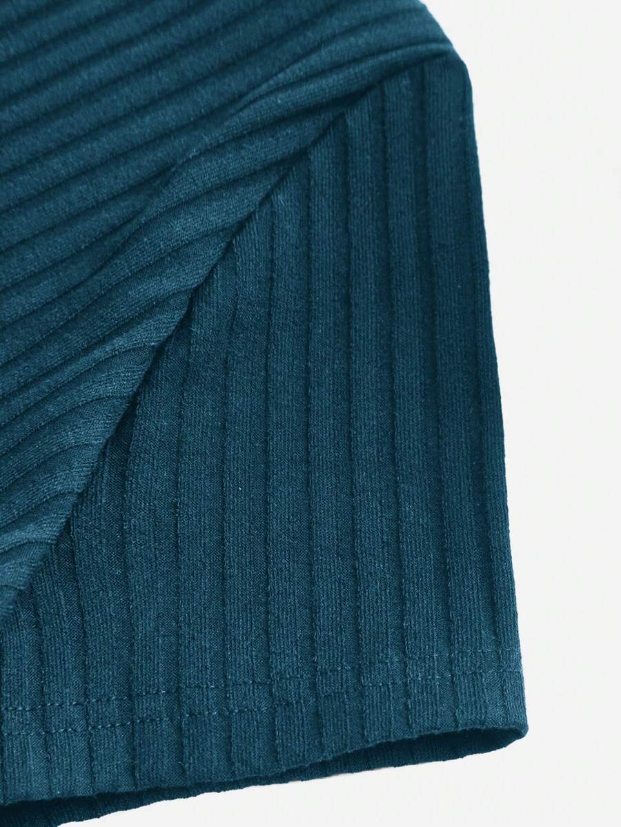 Maternity Wrap V Neck Short Sleeve Dress Slim Fit High Waist Bodycon Pencil Dress for Daily Wear