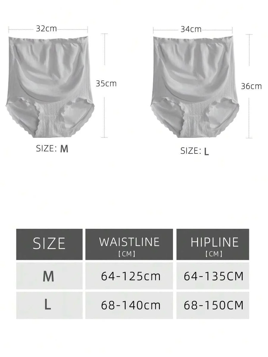 3pcs/Set Maternity Underwear High Waist Pregnancy Abdominal Support For Pregnant Women, Mid-Late Stage