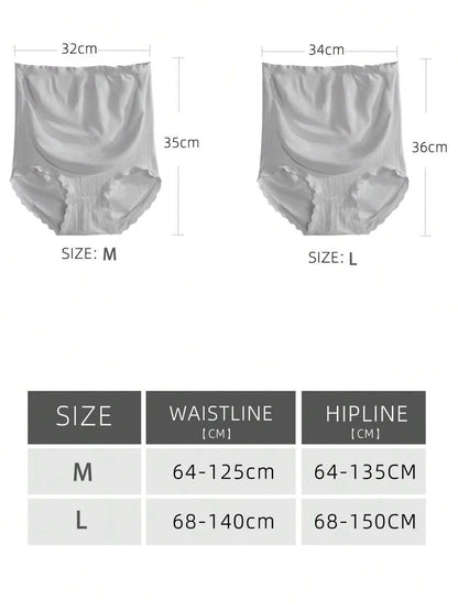 3pcs/Set Maternity Underwear High Waist Pregnancy Abdominal Support For Pregnant Women, Mid-Late Stage