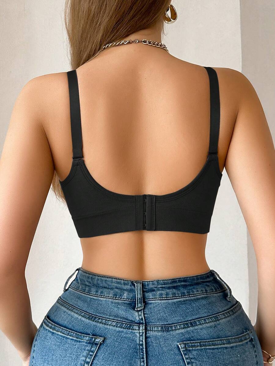 5-Pack Ribbed Maternity Nursing Bras - Comfortable Wireless Seamless Bralette Set with Adjustable Straps and Removable Padding