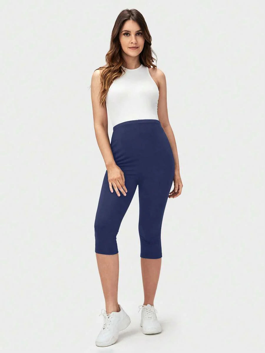 Maternity High Waist Capri Leggings