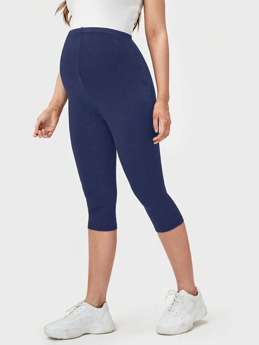Maternity High Waist Capri Leggings