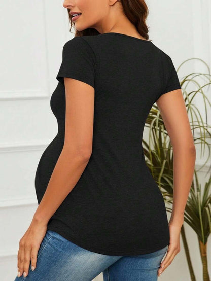 Maternity Vibrant Geometric Print Spaghetti Strap Dress Backless Loose Mini Cami Sun Dress for Beach Vacation