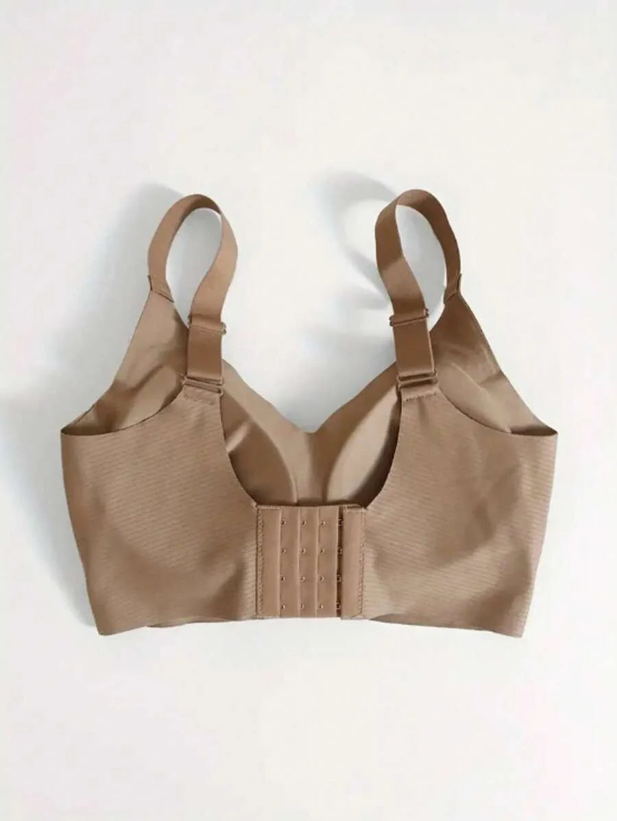 Maternity Nursing Sports Bra 3 Pack - Seamless Wireless Full Coverage Lift Support Ribbed