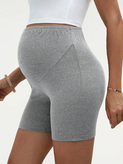 Maternity Wideband Waist Biker Shorts World Cup