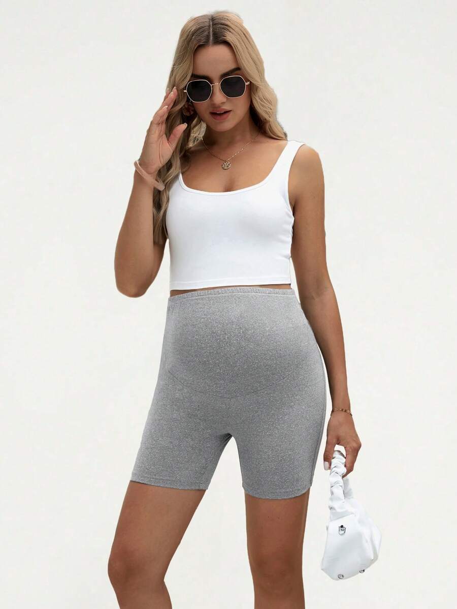 Maternity Wideband Waist Biker Shorts World Cup