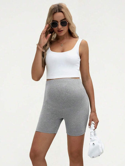 Maternity Wideband Waist Biker Shorts World Cup