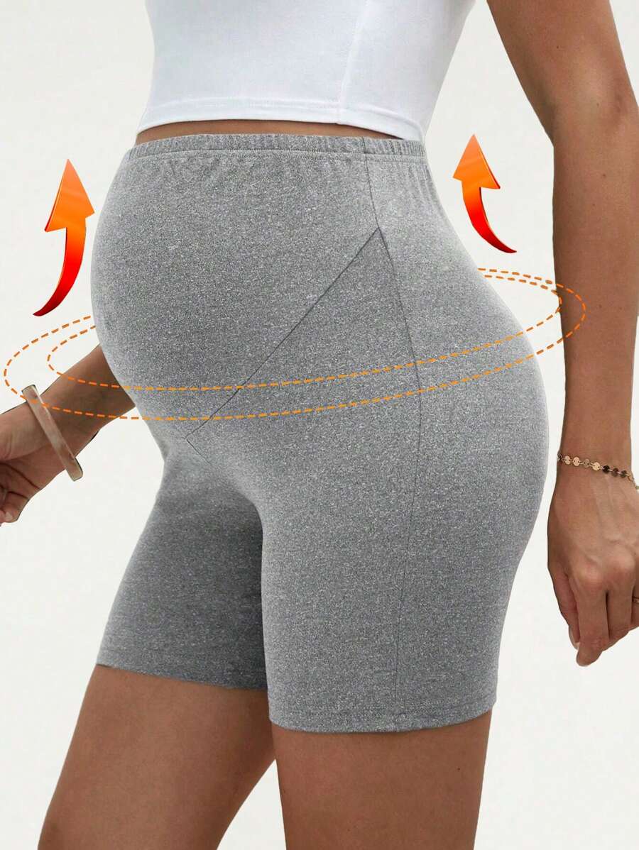 Maternity Wideband Waist Biker Shorts World Cup