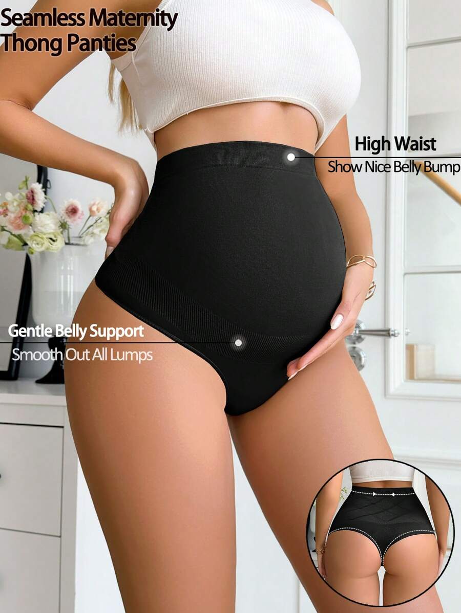 Maternity High Waist Rib-Knit Yoga Shorts with Elastic Belly Support Panel – Geometric Print Winter Activewear | Comfortable Beige Pregnancy Workout Shorts & Supportive Over-the-Belly Athletic Bottoms