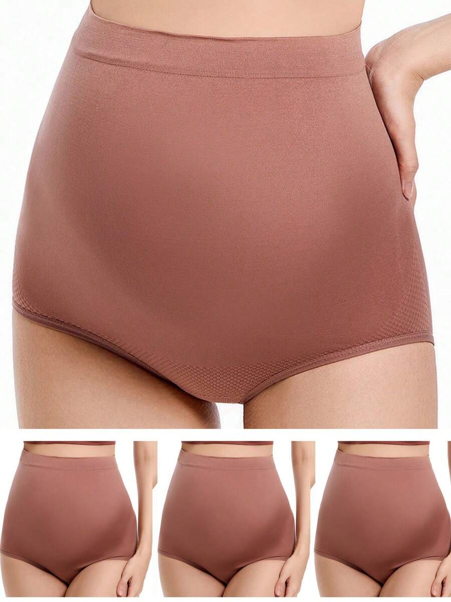 Maternity Panties 3 Pack - High Waist Postpartum Soft Seamless Over Bump Pregnancy, Comfortable