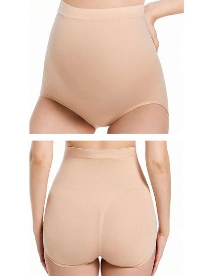 Maternity Panties 3 Pack - High Waist Postpartum Soft Seamless Over Bump Pregnancy, Comfortable