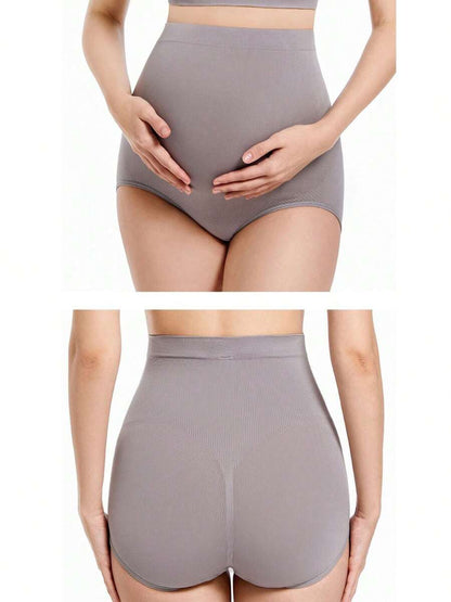Maternity Panties 3 Pack - High Waist Postpartum Soft Seamless Over Bump Pregnancy, Comfortable