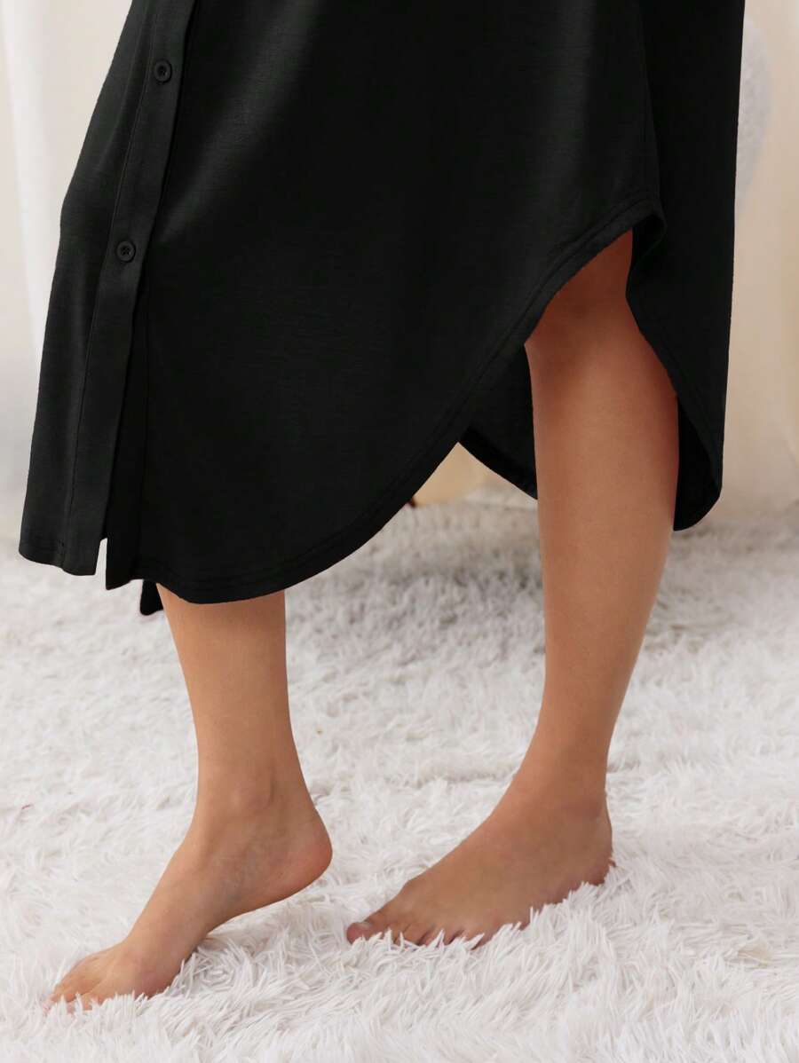 Maternity Labor and Delivery Gown - Hospital Nursing Soft Comfortable Birth Dress, Delivery