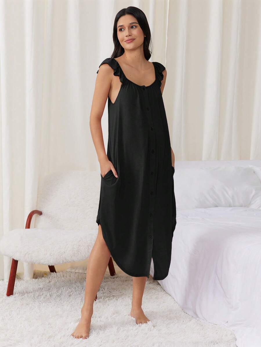 Maternity Labor and Delivery Gown - Hospital Nursing Soft Comfortable Birth Dress, Delivery