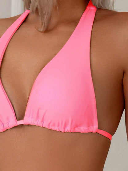 Oceva Summer Beach Halter Tie Side Bikini Set