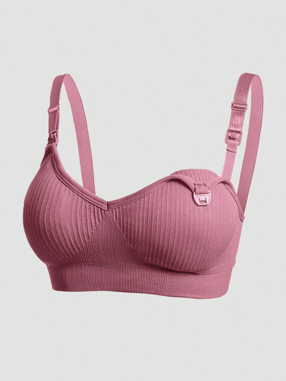 3PCS Maternity Nursing Bra Set Women Front Clip Closure Comfortable Breastfeeding Support Bras