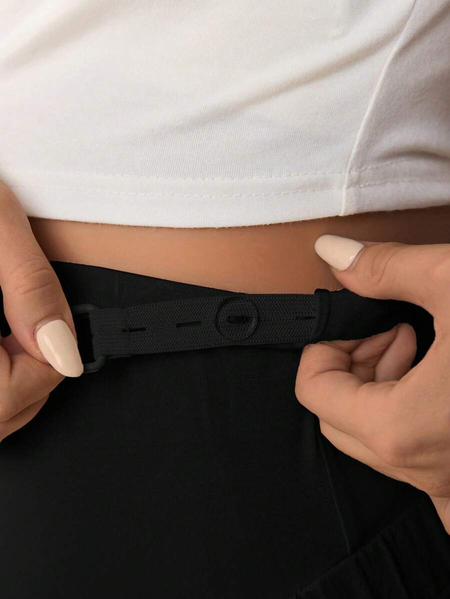 Maternity Belly Support Straight Leg Pants - Drawstring, Ultra High Waist, Apricot