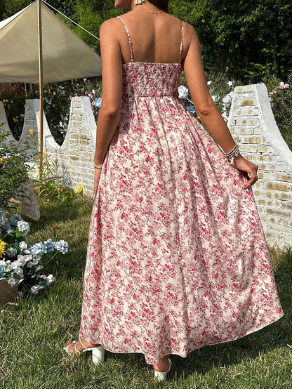 Women's Casual Ditsy Floral Maternity Strap Dress