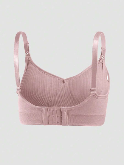 4PCS Maternity Nursing Bras Set Women Sexy Front Clip Comfortable Breastfeeding Lingerie Support Bra
