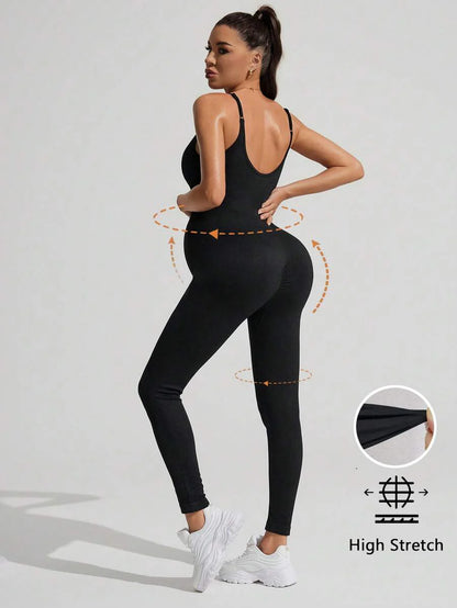 Solid Color Sleeveless Maternity Jumpsuit, Maternity Jumpsuit, Maternity Wear