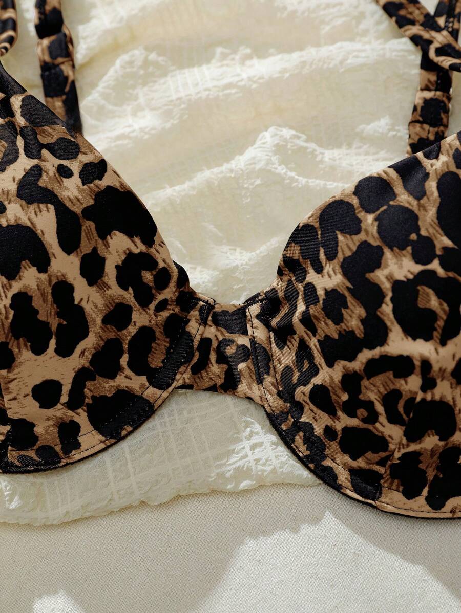 Bellisia Summer Beach Zebra Striped Underwire Bikini Set