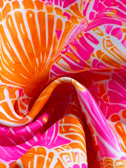 Swim Vcay Swim Mod Summer 2pcs Halter Random Floral Print & High Cut Bottoms Bikini Set, Beach Vacation