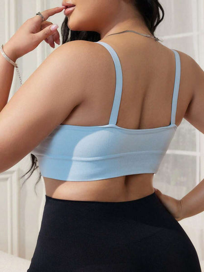 Plus Size Seamless Ribbed Nursing Bra - Comfortable Wireless Breastfeeding