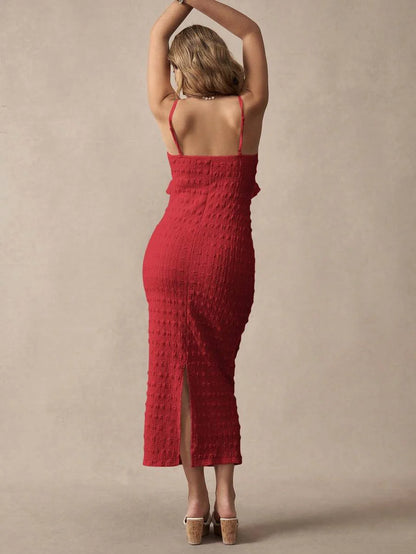Khaki Striped Ruffled Slit Maternity Dress, Stylish For Dates, Maternity Wear, Maternity Dresses, Maternity-Friendly Clothing, Summer Maternity Wear, Best Maternity Wear, Beach Vacation, Summer Leisure Vacation.