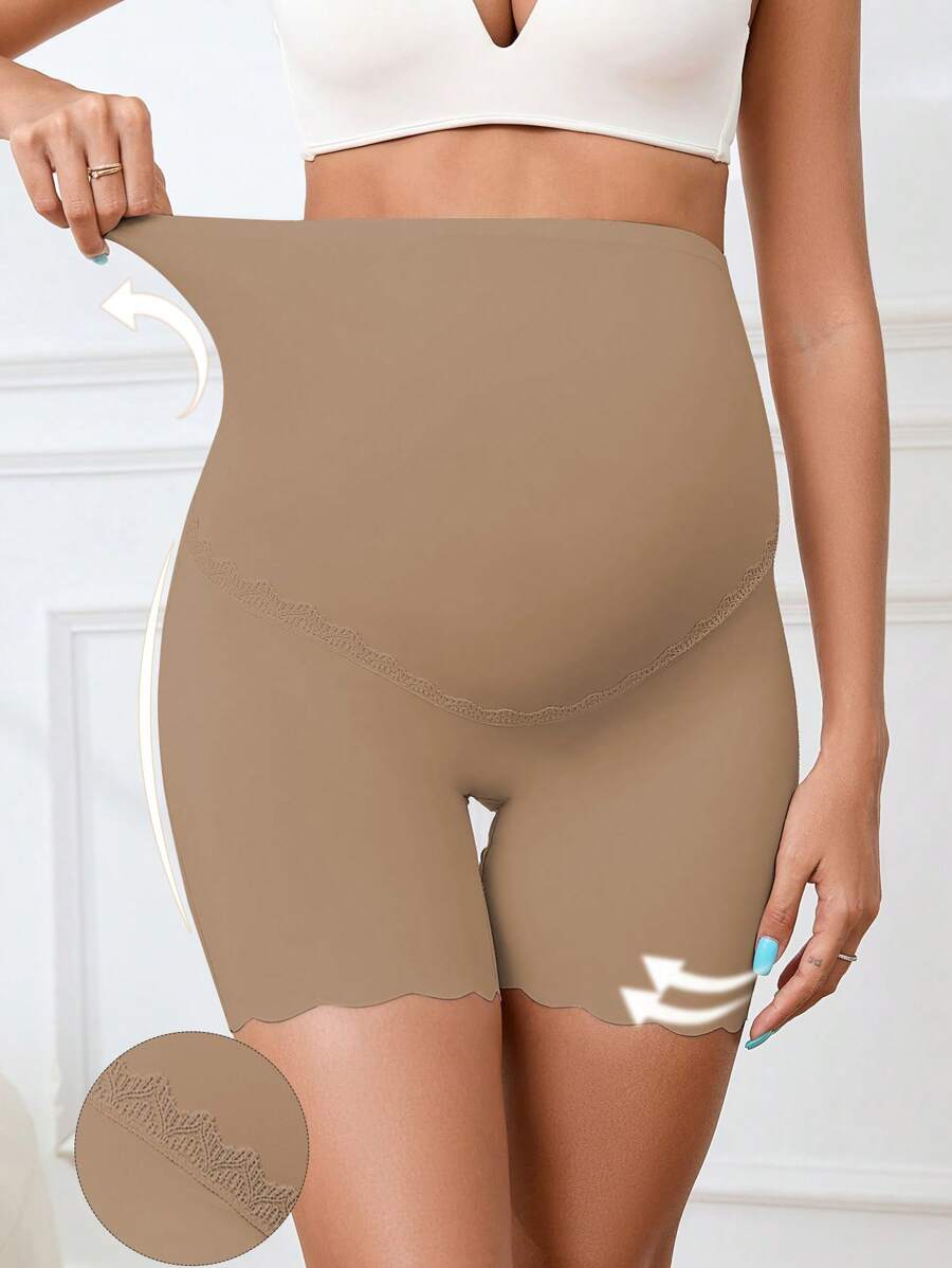 Maternity Briefs - Adhesive Solid Color Soft Stretch Seamless Pregnancy Underwear, Daily Wear
