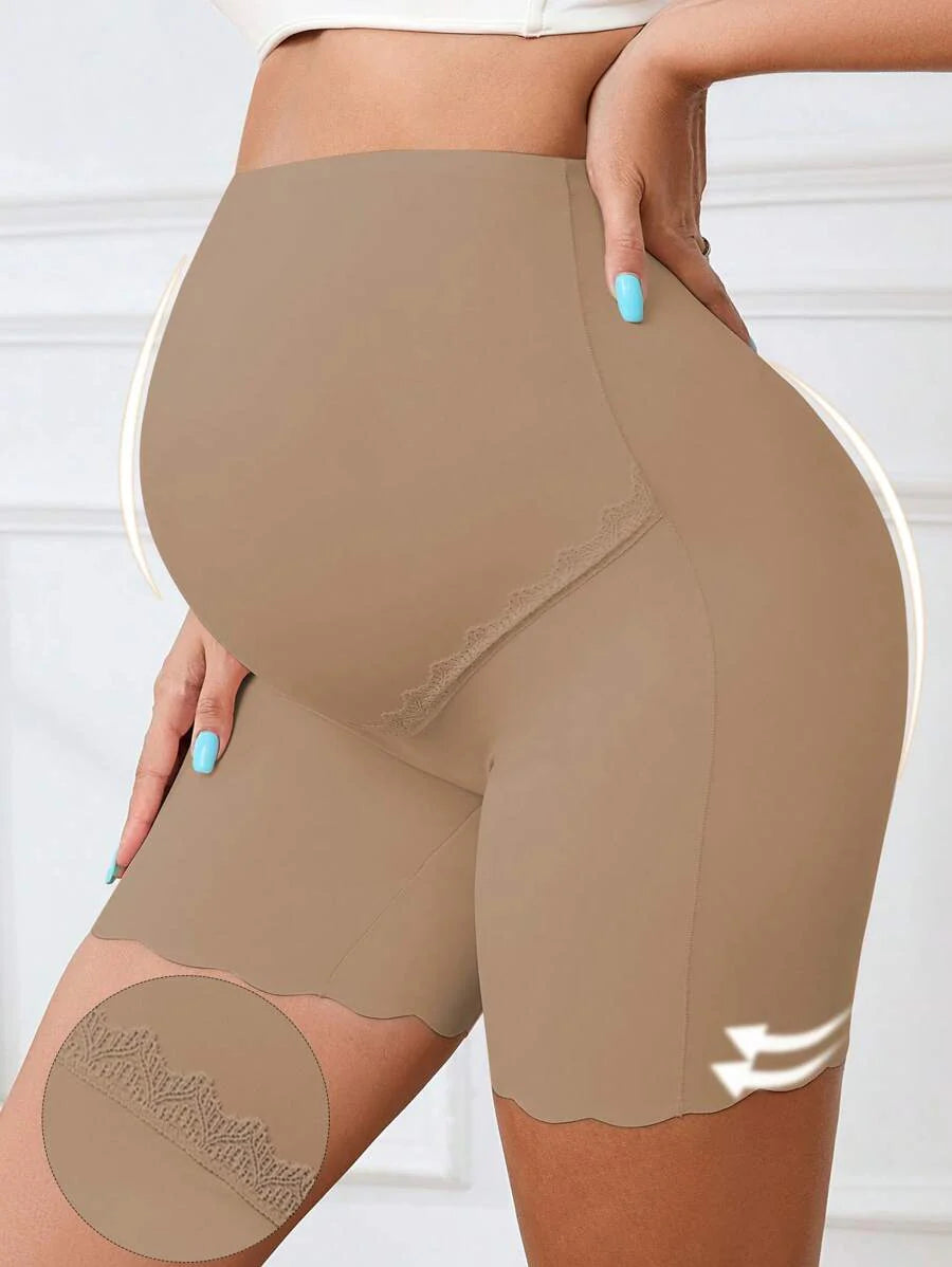 Maternity Briefs - Adhesive Solid Color Soft Stretch Seamless Pregnancy Underwear, Daily Wear