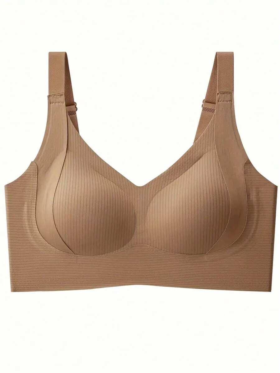Maternity Nursing Sports Bra 3 Pack - Seamless Wireless Full Coverage Lift Support Ribbed