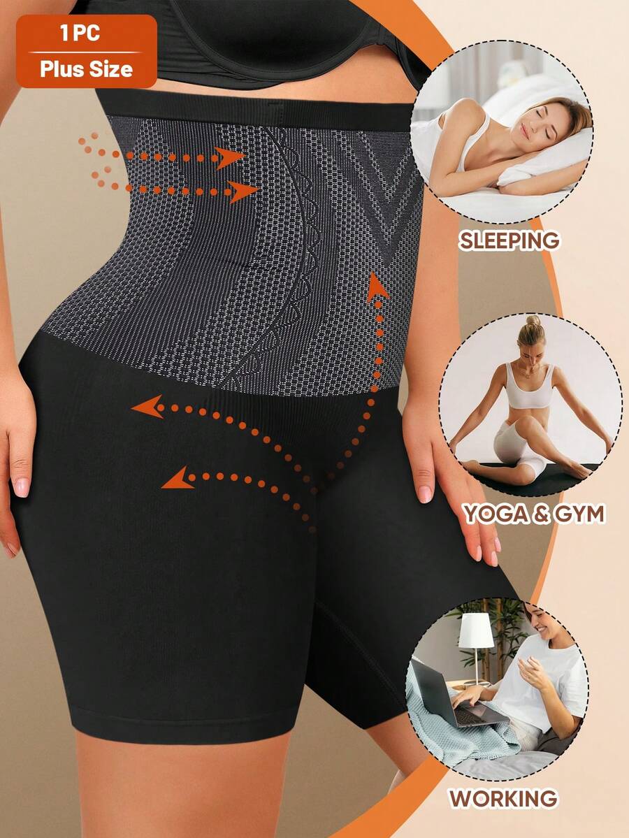 Women's Plus Size High Waist Tummy Control Shapewear - Slimming & Sculpting Body Shaper