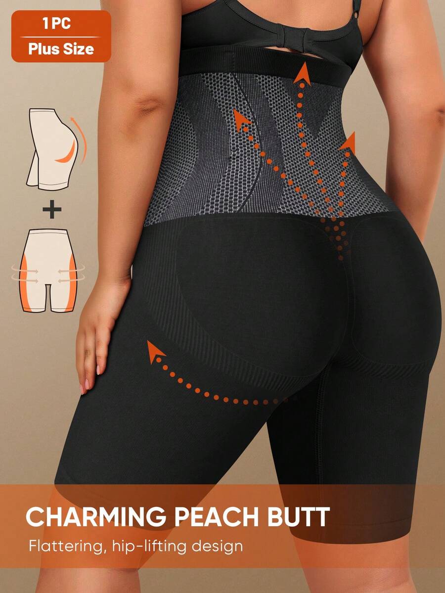 Women Plus Size High Waist Shapewear - Slimming & Sculpting Tummy Control