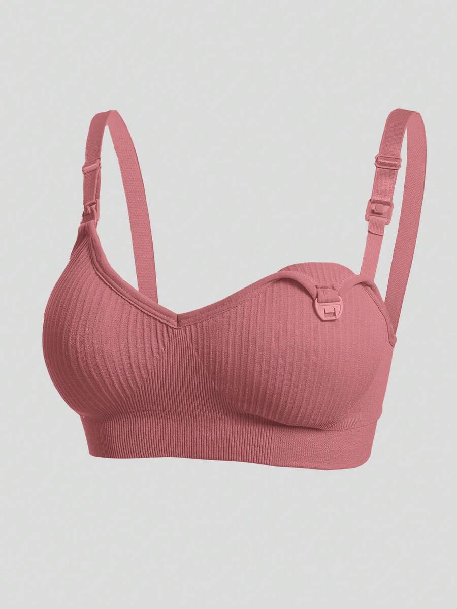 4PCS Maternity Nursing Bras Set Women Sexy Front Clip Comfortable Breastfeeding Lingerie Support Bra