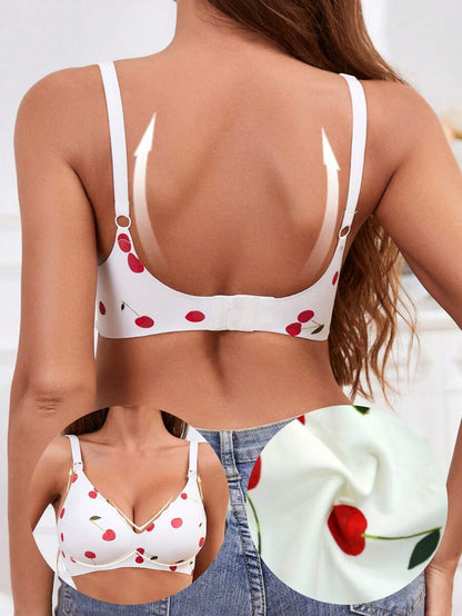 Maternity Seamless Nursing Bra Women Solid Color Comfortable Wireless Breastfeeding Support Bra for Mother