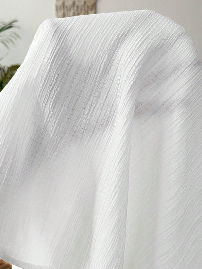 White Sleeveless Peplum Maternity Blouse Slim Fit Flounce Strap Neckline Flared Hem Long Length Woven Polyester Top