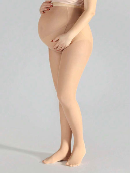 Maternity Leggings - High Elastic Skinny Thin Plus Size Stretch Pregnancy Tights, Fall Cozy
