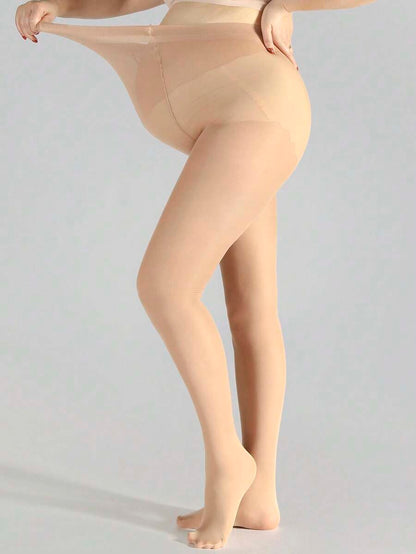 Maternity Leggings - High Elastic Skinny Thin Plus Size Stretch Pregnancy Tights, Fall Cozy