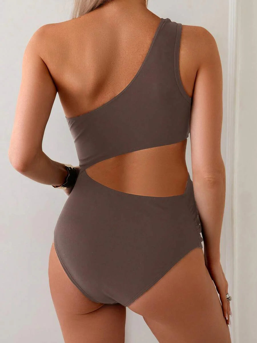 Maternity Bikini - Halter Neck Solid Top Triangle Bottom Stretch Beach Resort, Mom To Be