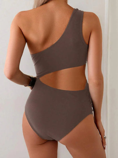 Maternity Bikini - Halter Neck Solid Top Triangle Bottom Stretch Beach Resort, Mom To Be