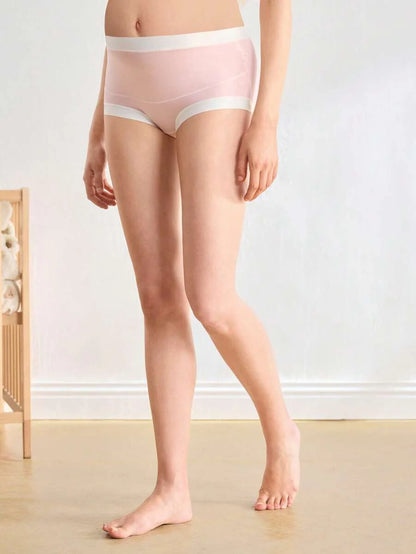 Maternity Underwear 2 Pack - High Waist Soft Hipster Briefs Over Bump Comfortable, Pregnancy