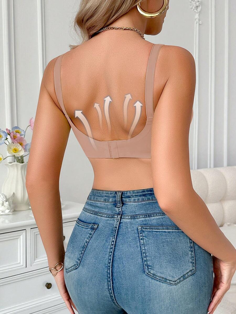 Maternity Solid Color Adjustable Strap Nursing Bra Women Comfortable Wireless Breastfeeding Support Bra