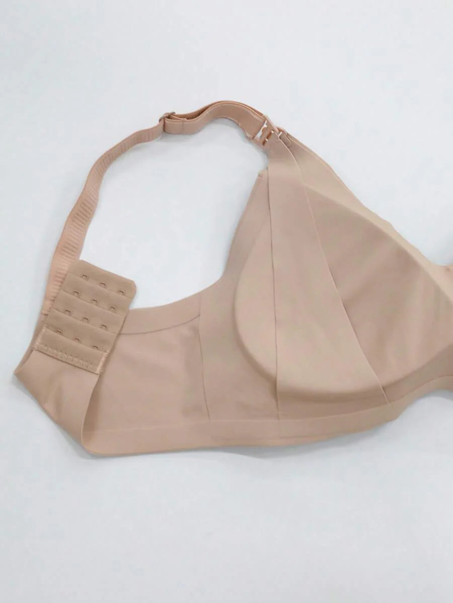 Maternity Seamless Nursing Bra Women Solid Color Wireless Breastfeeding Comfortable Support Bra