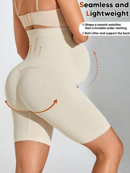 Maternity Shaping Shorts - Plus Size High Waist Abdomen Support Sports & Cycling