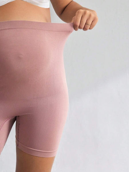 Maternity High Waisted Nursing Underwear in Dusty Pink - Seamless Comfort Soft Stretch Supportive Pregnancy Panties