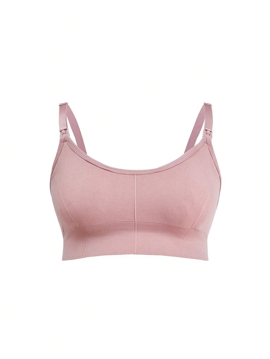 3-Pack Seamless Nursing Bra Set - High Rise Wireless Maternity Bras with Adjustable Straps and Medium Stretch