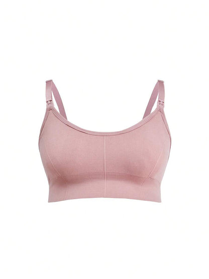 3-Pack Seamless Nursing Bra Set - High Rise Wireless Maternity Bras with Adjustable Straps and Medium Stretch