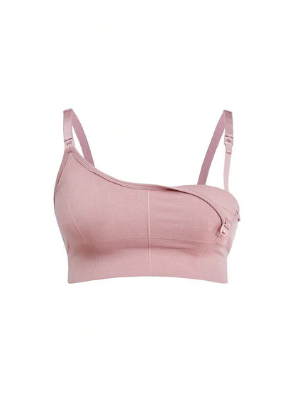 3-Pack Seamless Nursing Bra Set - High Rise Wireless Maternity Bras with Adjustable Straps and Medium Stretch