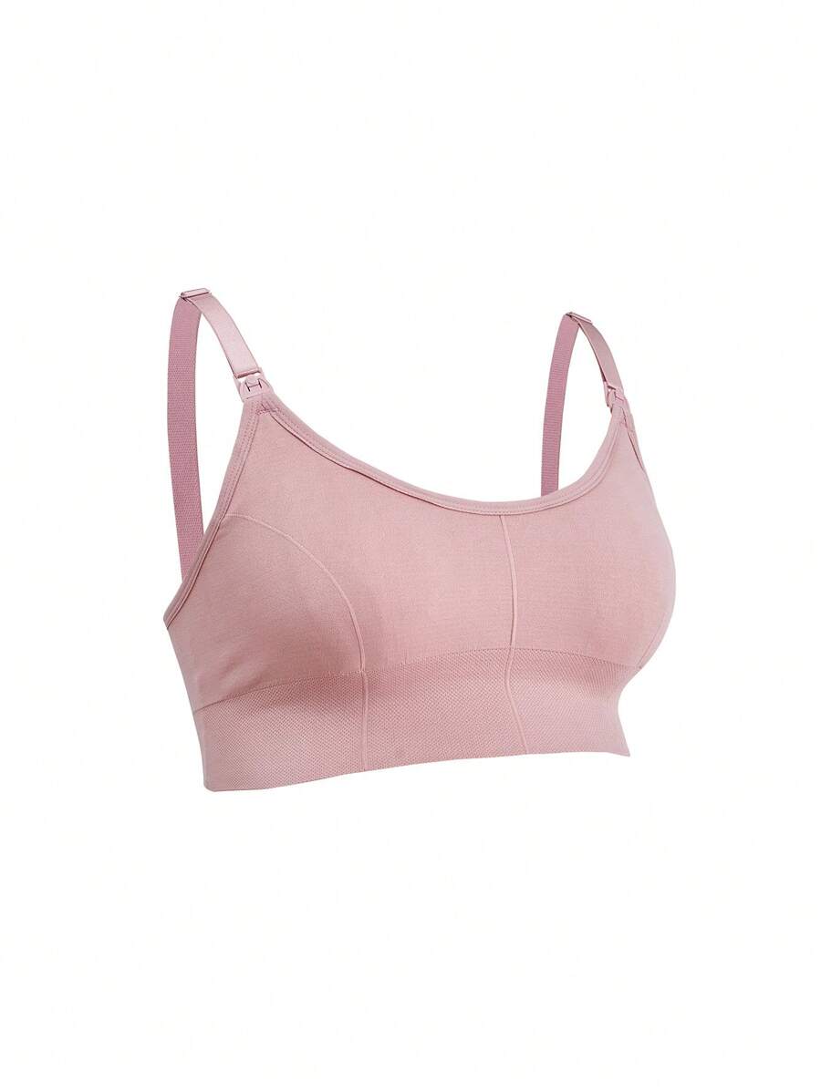 3-Pack Seamless Nursing Bra Set - High Rise Wireless Maternity Bras with Adjustable Straps and Medium Stretch