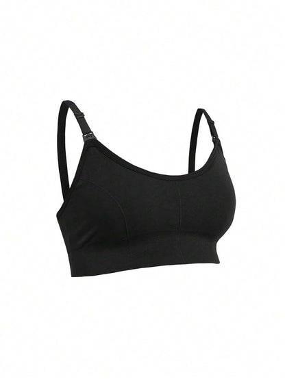 3-Pack Seamless Nursing Bra Set - High Rise Wireless Maternity Bras with Adjustable Straps and Medium Stretch